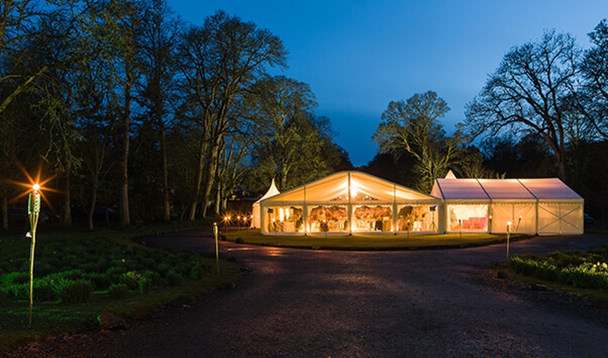Clearspan marquee Canopi